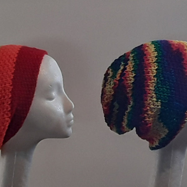 Rainbow Stocking Cap Slouchy unisex