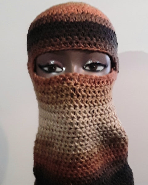 Balaclava/Hoodie Brown