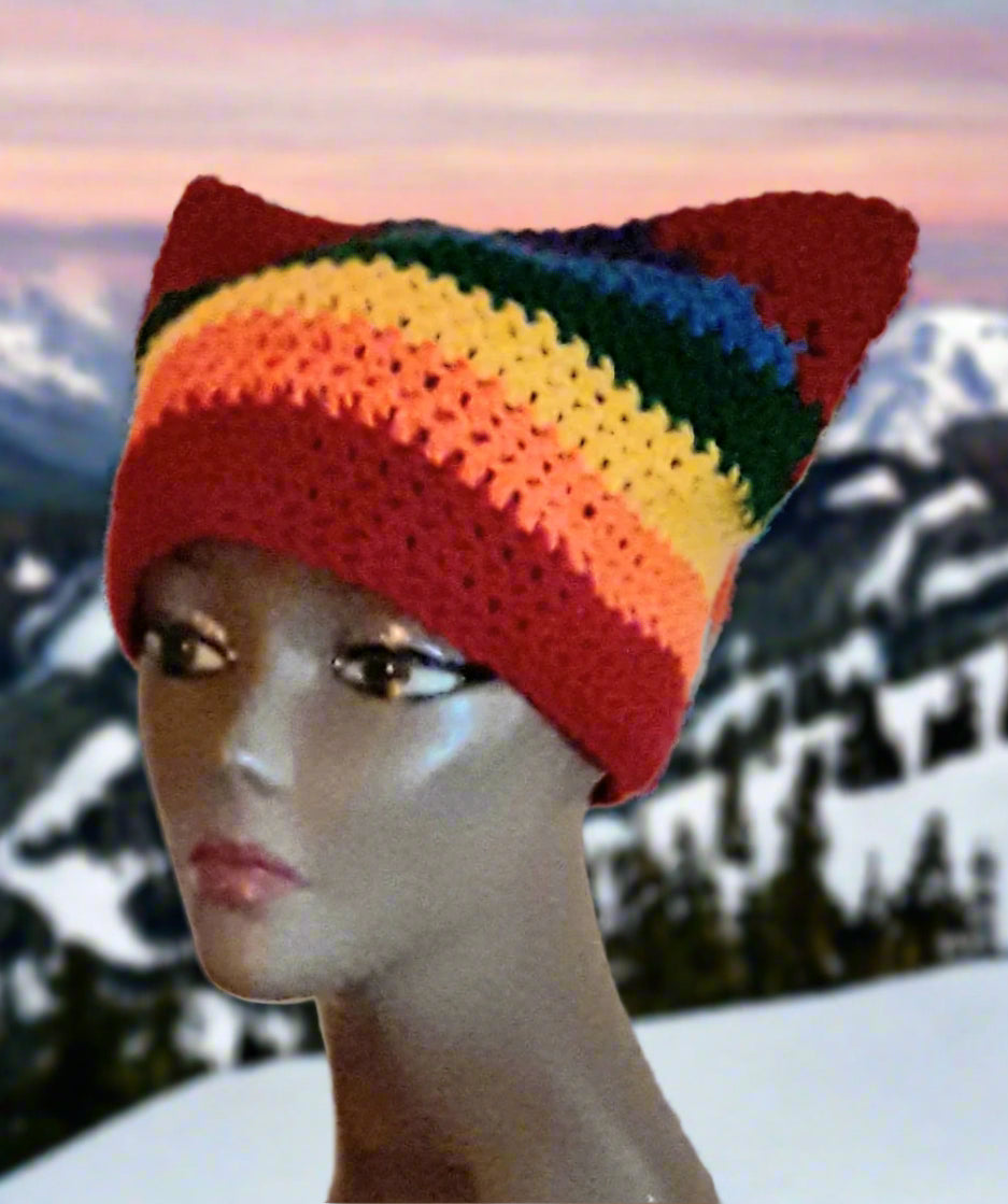 Rainbow Cat Hat