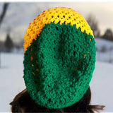 Rasta Hat Slouchy Crocheted Tam Image 3