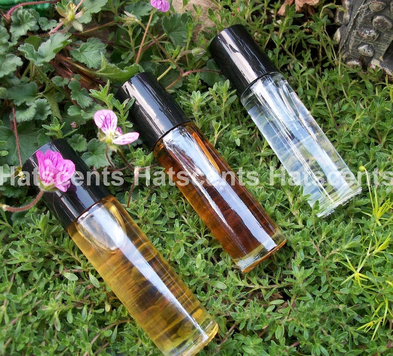 Natural Patchouli Oil Roll On Fragrance 1/3 Ounce Roll on and one oil sample of your choice - Image 5