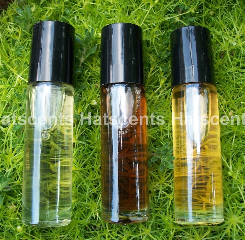 Black Butter Oil Fragrance Perfume 1/3 Ounce Roll on and one sample of your choice - Image 5